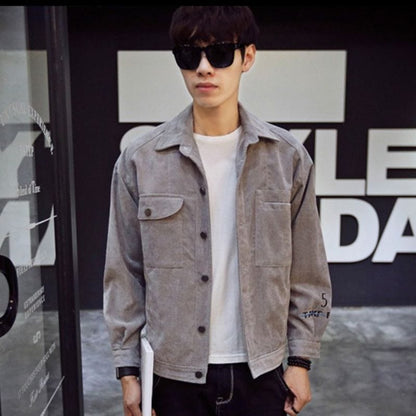 Herren Cordhemdjacke – Perfekt für einen ordentlichen britischen Look!